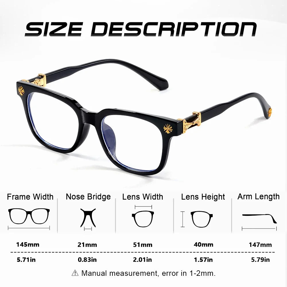 Square Anti Blue Light Glasses (2-Pack)