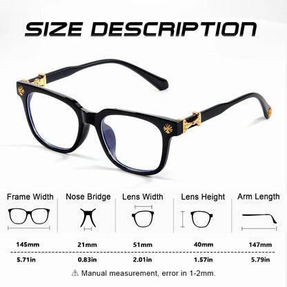 Square Anti Blue Light Glasses (2-Pack)