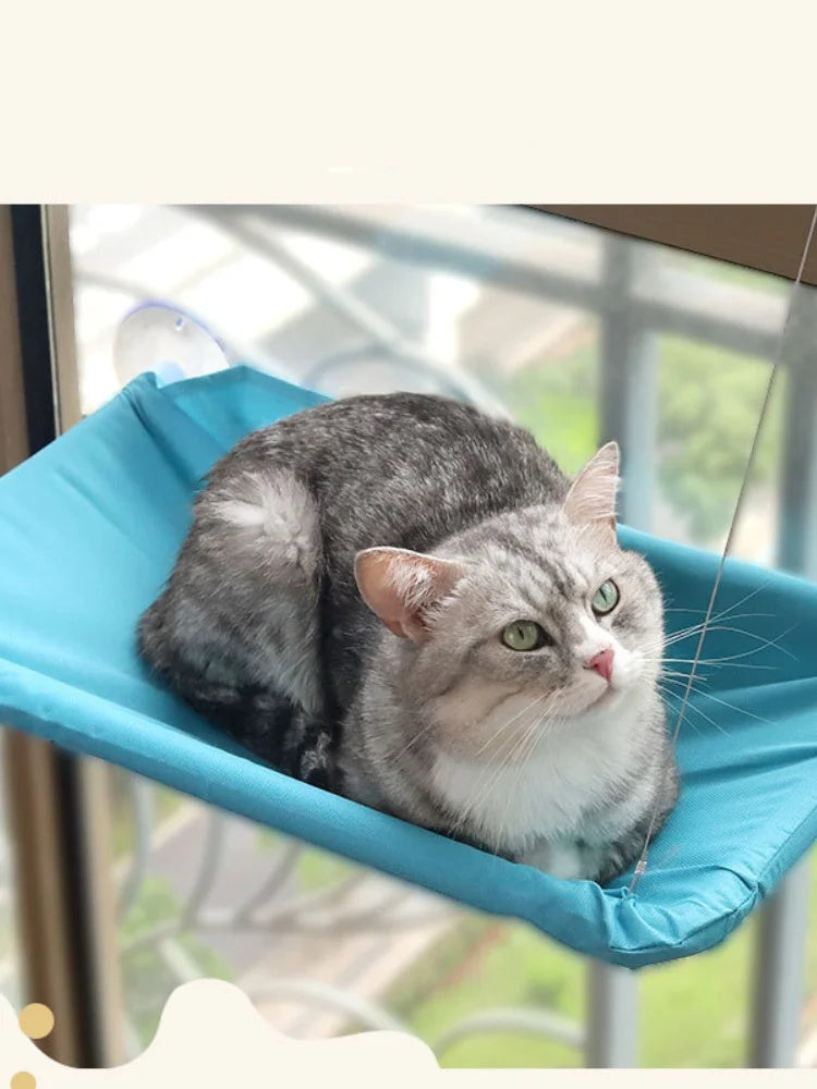 Hanging Cat Hammock - Window Seat Bed for Cats