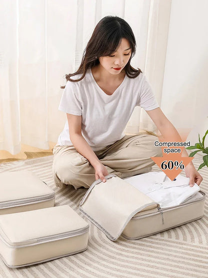 Compressible Travel Packing Cubes - Set of 6
