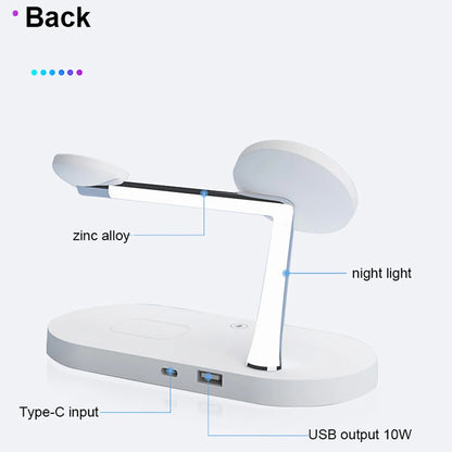 3-in-1 Wireless Charger Stand - Fast Charging Dock