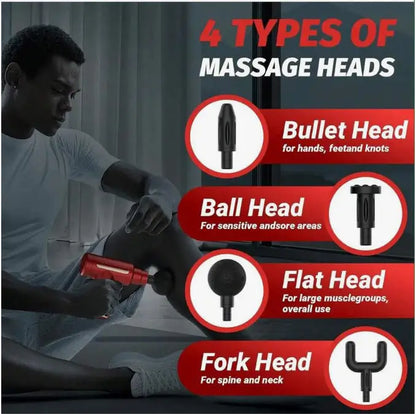 Compact Massage Gun - Deep Tissue Percussion Massager