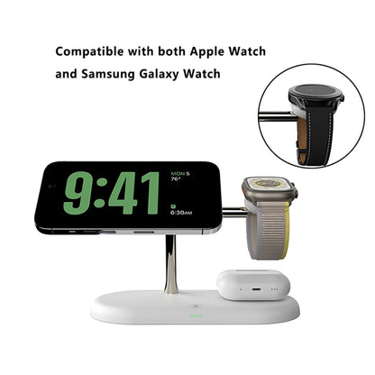 3-in-1 Wireless Charger Stand - Fast Charging Dock