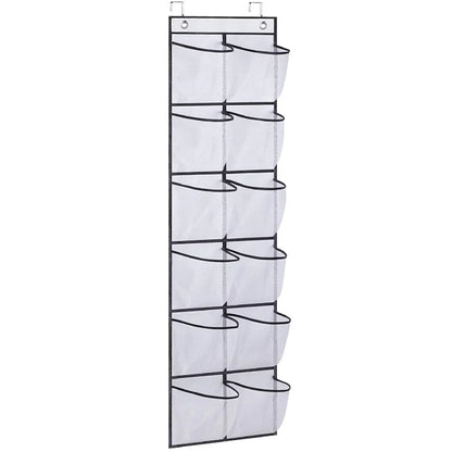 12-Pocket Over-Door Shoe Organizer