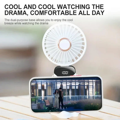 Handheld & Neck Fan - Rechargeable Bladeless Cooling Fan