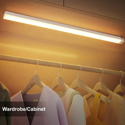LED Motion Sensor Light - Rechargeable Smart Cabinet Lamp