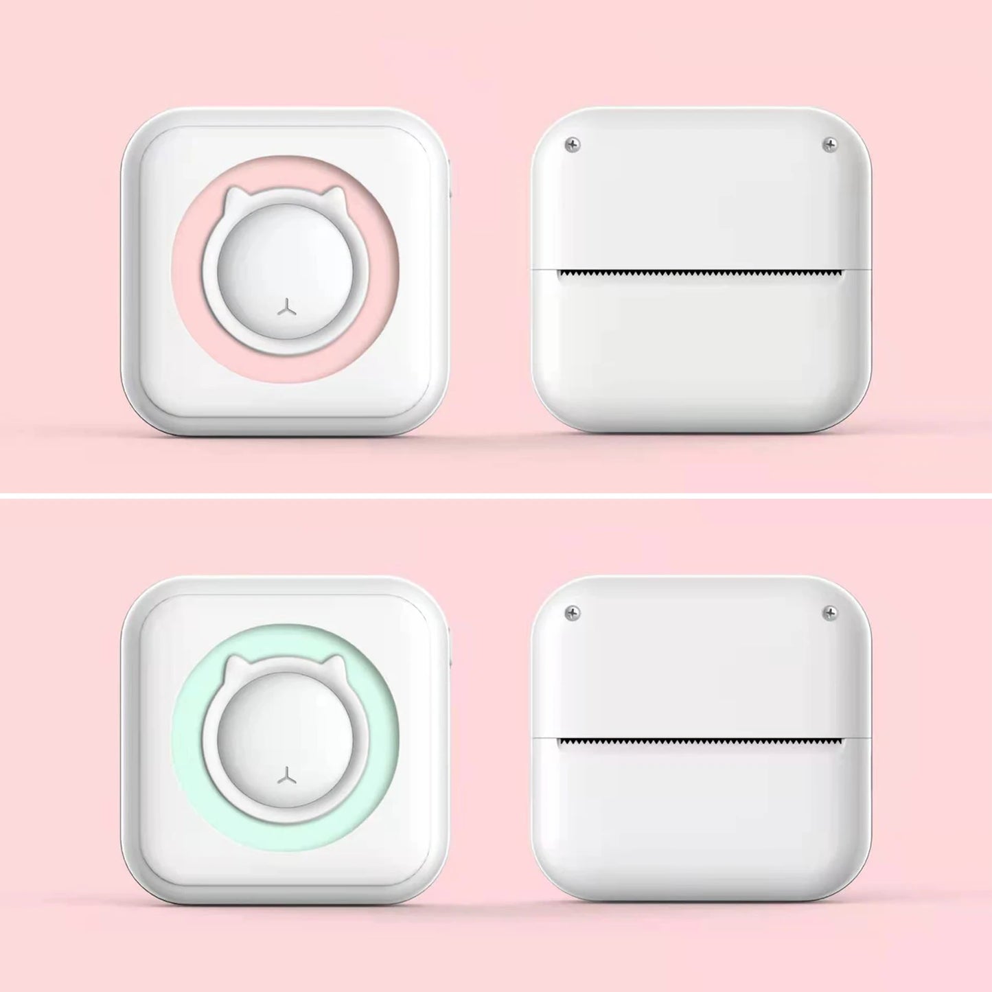 Portable Mini Thermal Printer - Wireless Bluetooth Photo & Label Printer