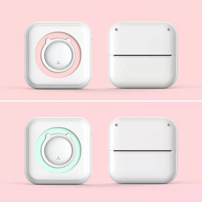 Portable Mini Thermal Printer - Wireless Bluetooth Photo & Label Printer