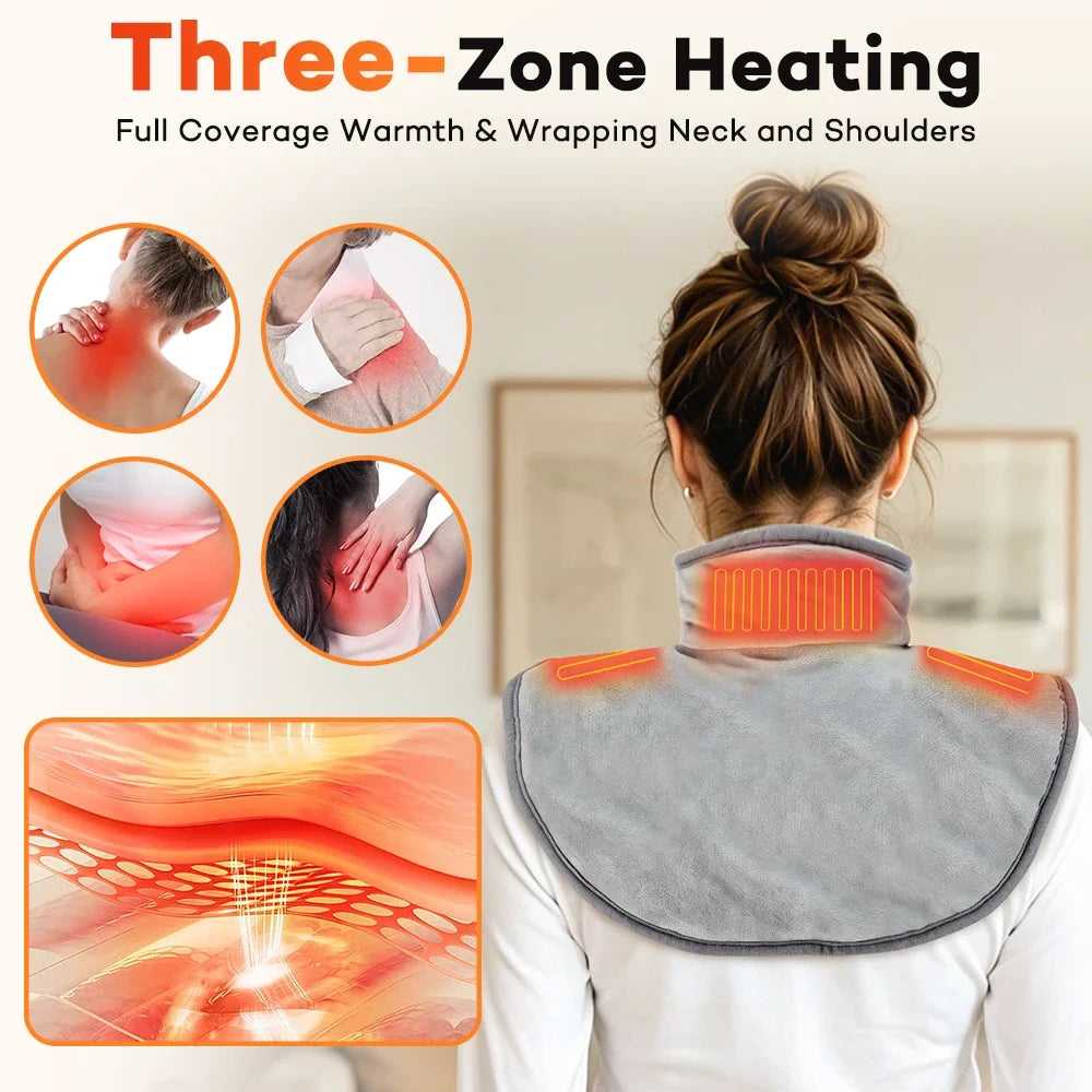 Heated Shawl - Wearable Heated Blanket Wrap