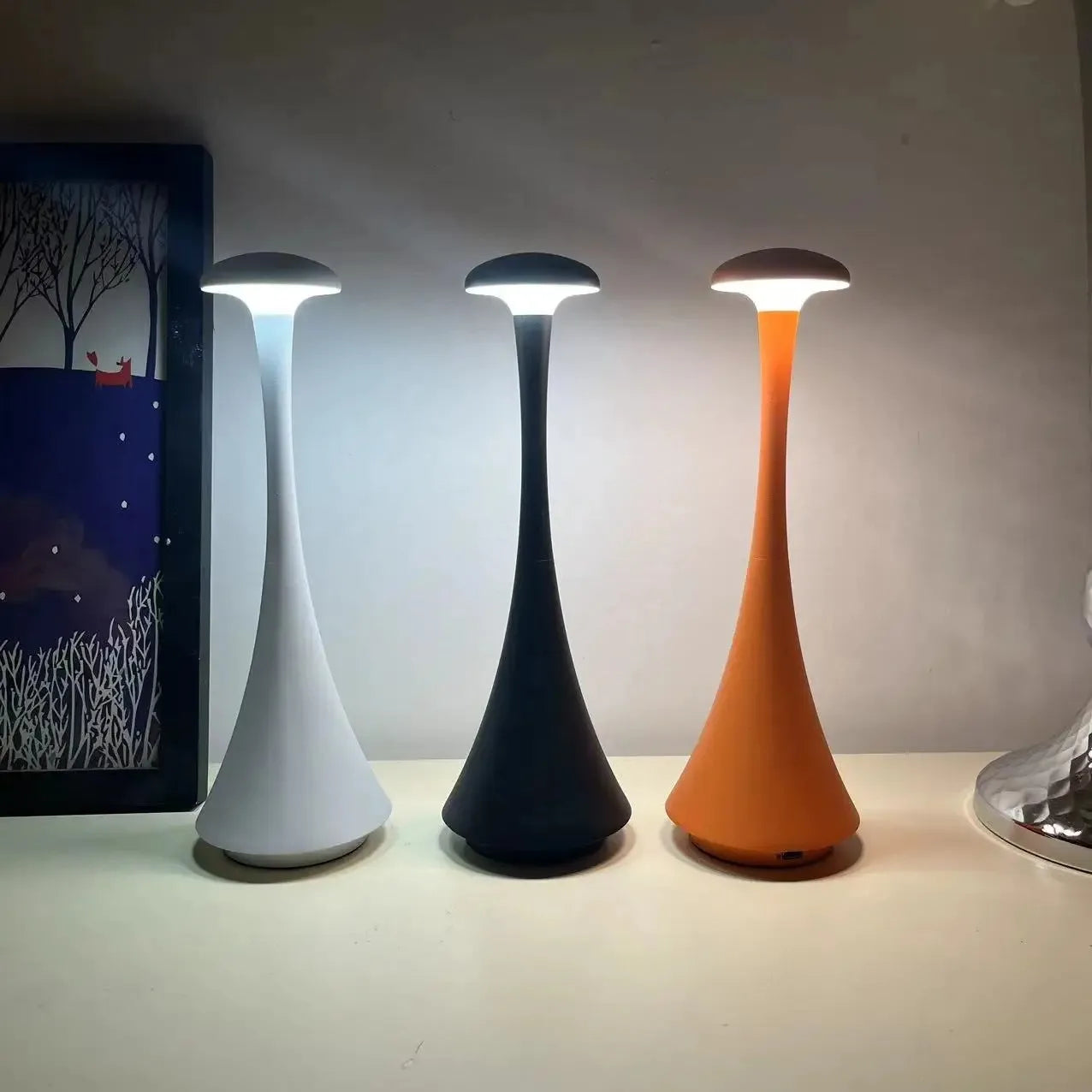 Mushroom Touch Table Lamp