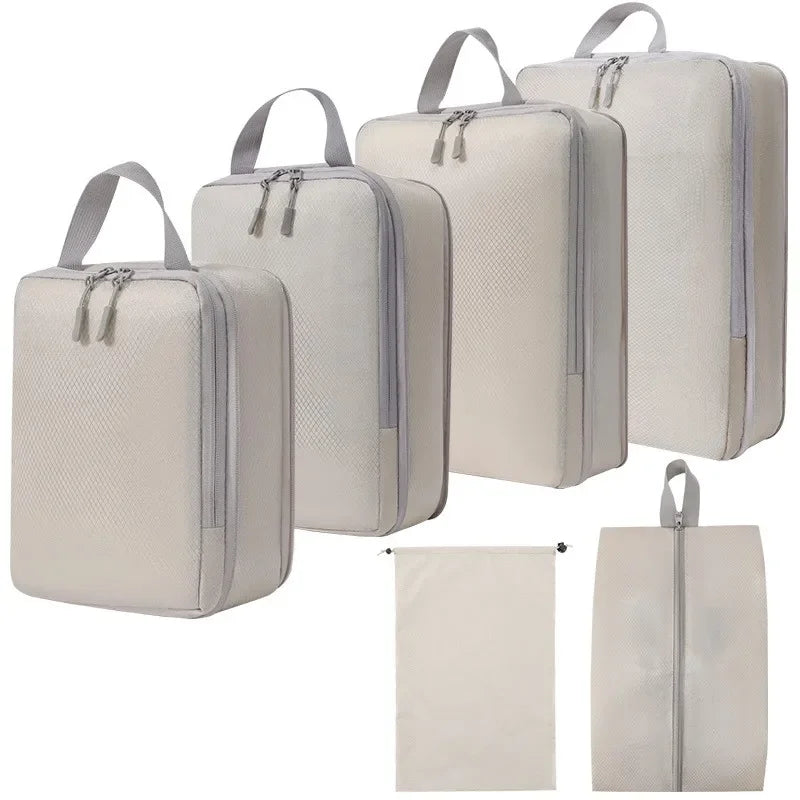 Compressible Travel Packing Cubes - Set of 6