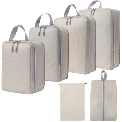 Compressible Travel Packing Cubes - Set of 6
