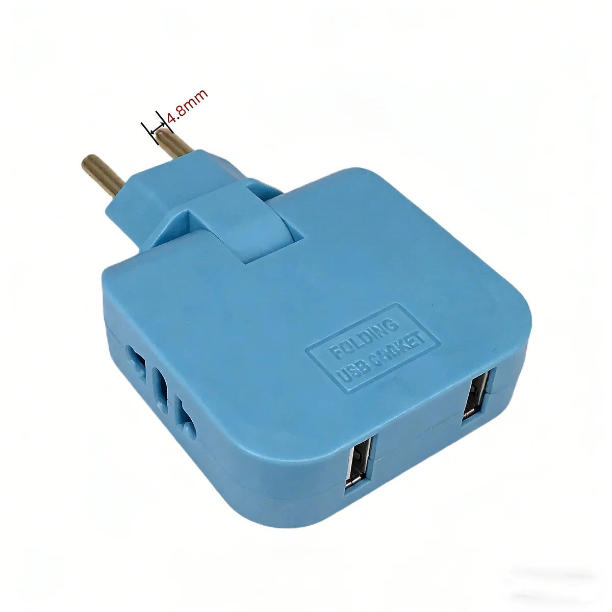 Travel Power Adapter - EU Plug USB Converter