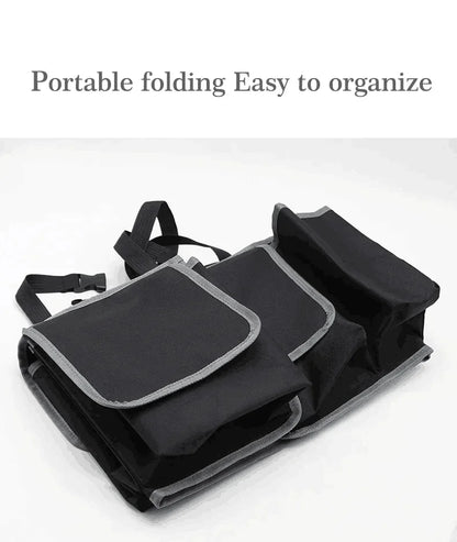 Car Trunk Organizer - 2-in-1 Backseat & Cargo Storage Bag