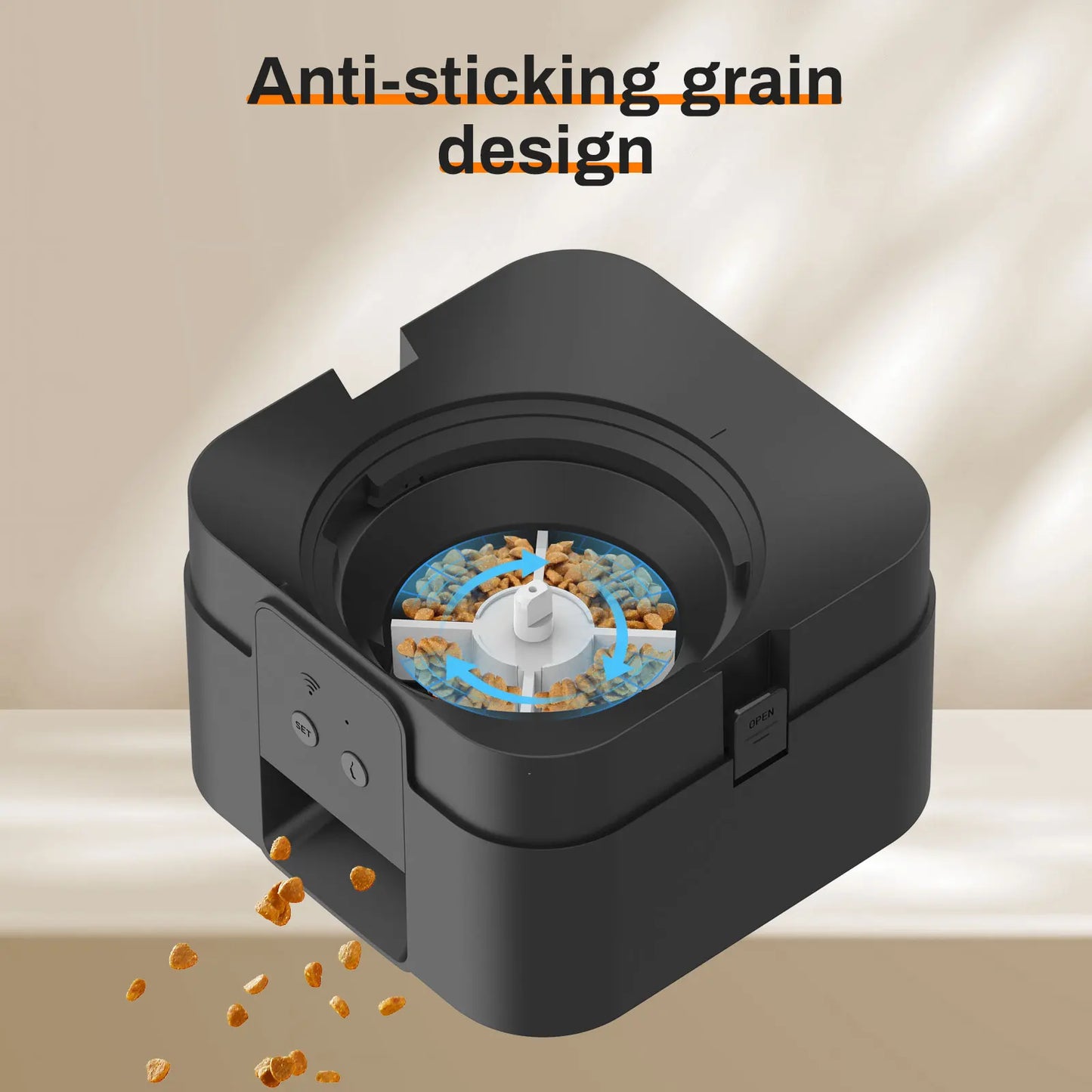 Smart Automatic Pet Feeder - Timed Cat & Dog Food Dispenser