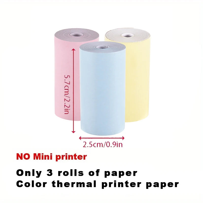 Portable Mini Thermal Printer - Wireless Bluetooth Photo & Label Printer