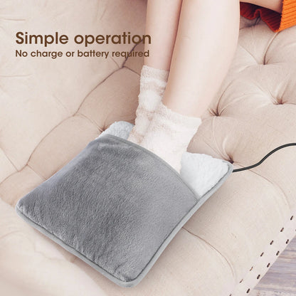 Electric Foot Warmer - Rechargeable Under Desk Heating Pad