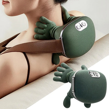 Neck & Shoulder Massager with Heat - Kneading Wrap