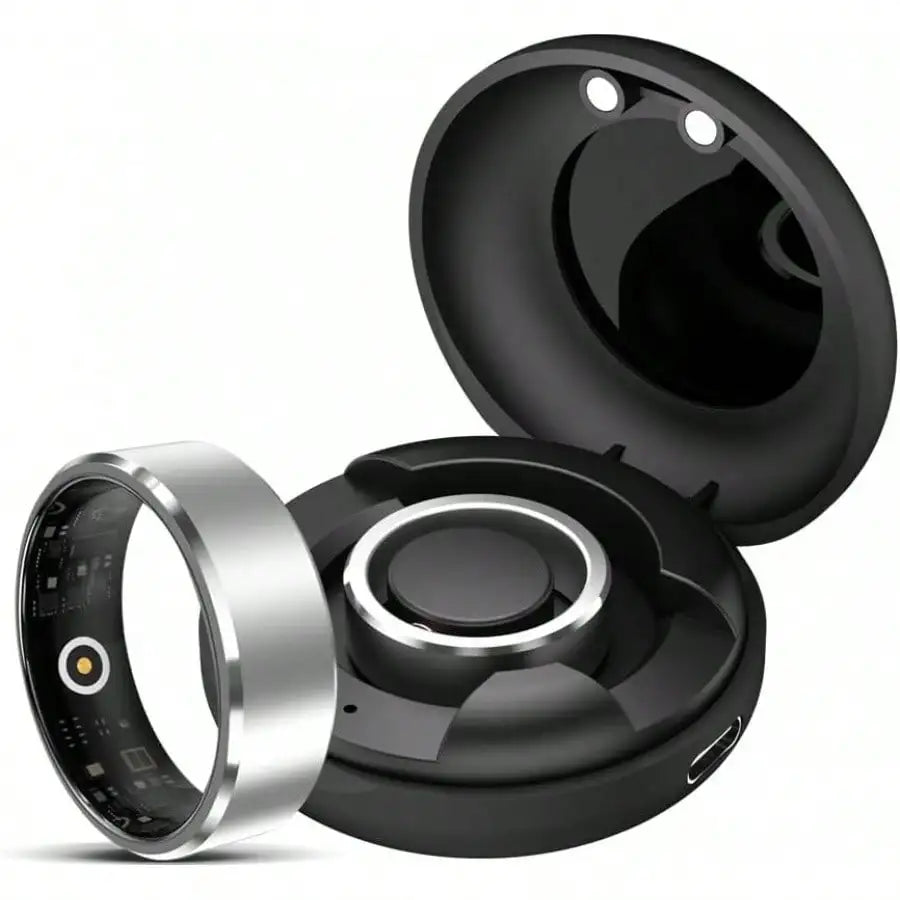 Smart Ring Fitness Tracker - Heart Rate, Sleep Tracking, IP68 Waterproof