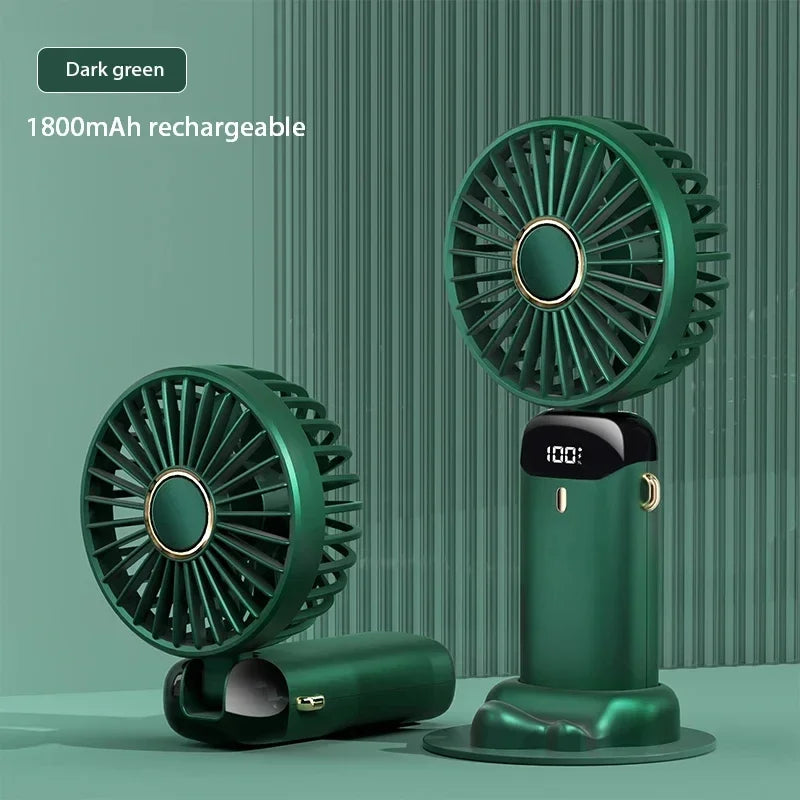 Handheld & Neck Fan - Rechargeable Bladeless Cooling Fan