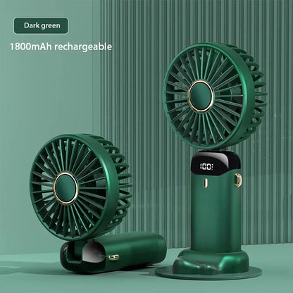 Handheld & Neck Fan - Rechargeable Bladeless Cooling Fan