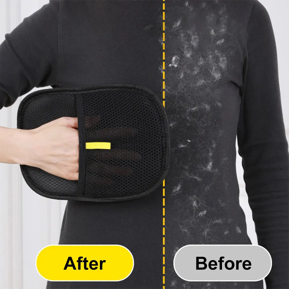 Pet Grooming Gloves - Hair Remover for Dogs & Cats