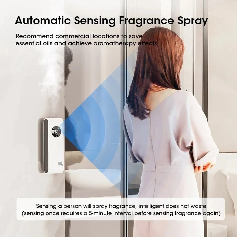Smart Essential Oil Diffuser - Motion Sensor & Night Light