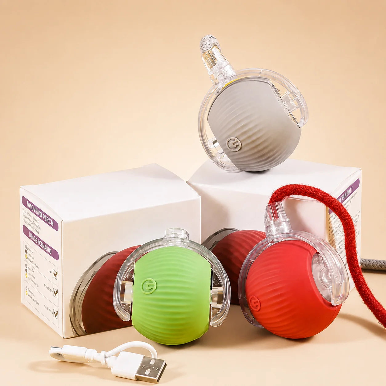 Automatic Rolling Dog Ball Launcher - Interactive Smart Toy