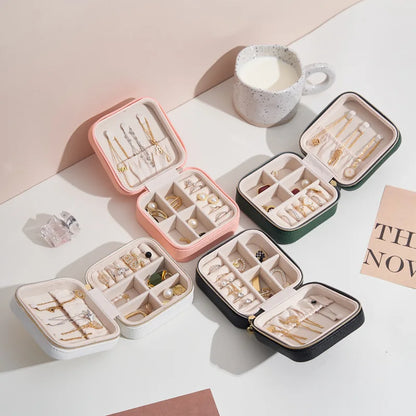 Portable Travel Jewelry Box - 3-Layer Organizer Case