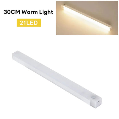 LED Motion Sensor Light - Rechargeable Smart Cabinet Lamp