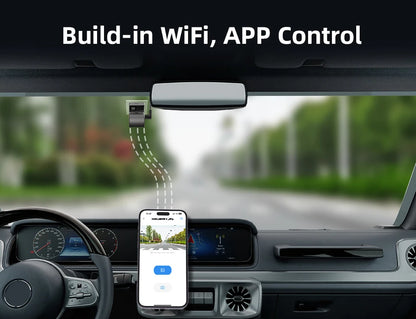 KAWA Mini 3 WiFi Dash Cam - Wireless Night Vision Car DVR