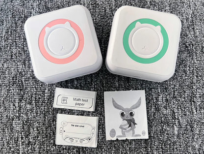 Portable Mini Thermal Printer - Wireless Bluetooth Photo & Label Printer