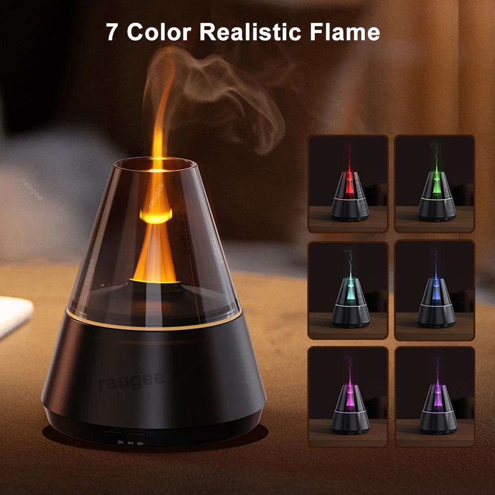 Essential Oil Diffuser - Aromatherapy Diffuser with 7 Color Night Light and Timer, 120ml