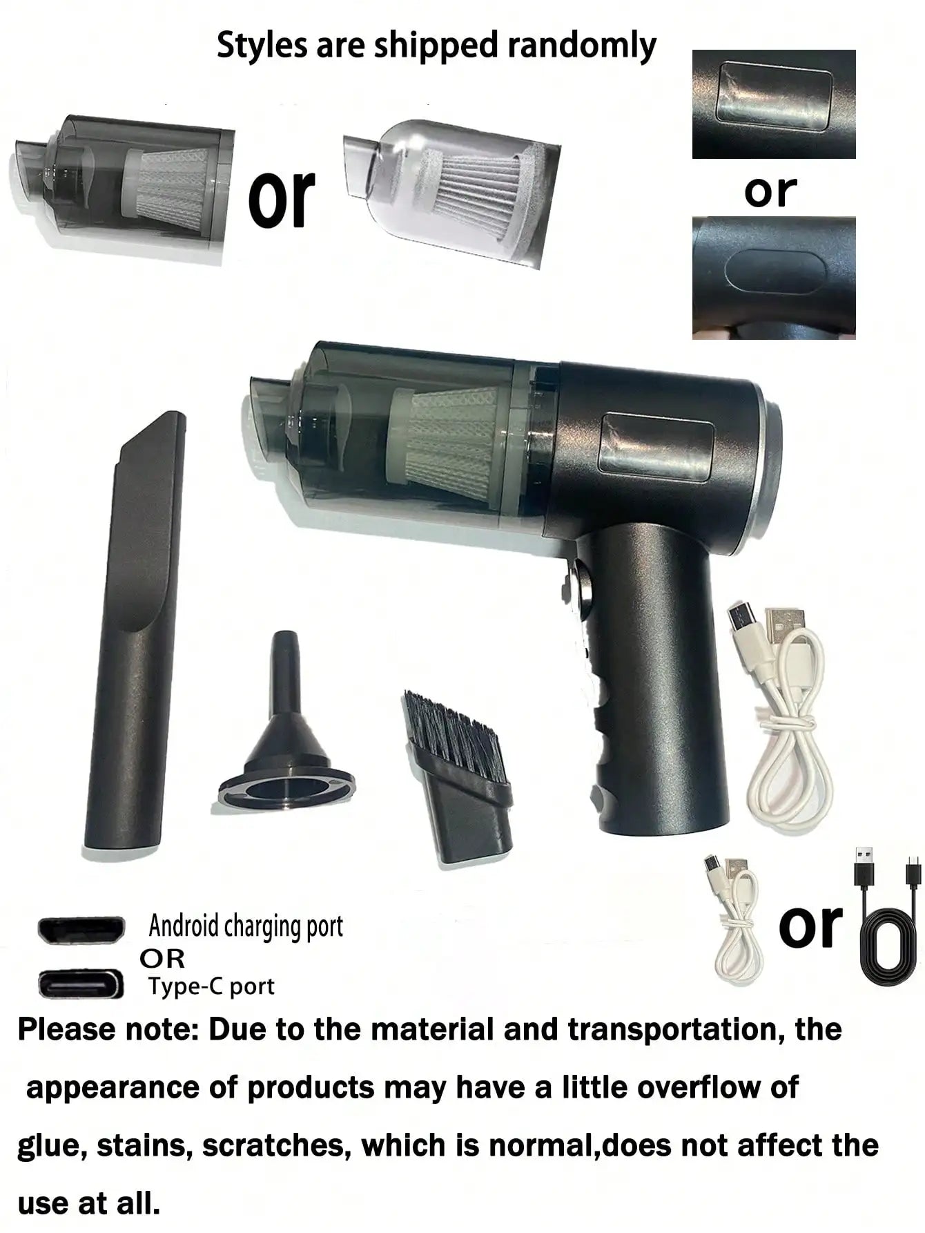 Cordless Handheld Vacuum Cleaner - Rechargeable