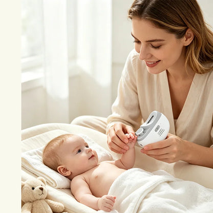 Electric Nail Clipper - Electric Fingernail Clippers with LED Light for Baby and Adult