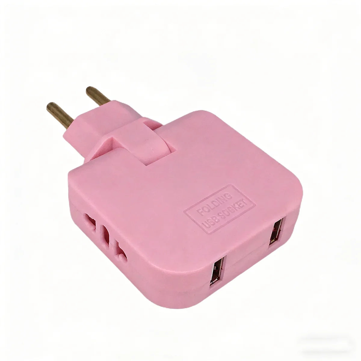 Travel Power Adapter - EU Plug USB Converter