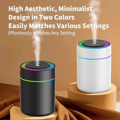 Mini USB Humidifier - Aroma Diffuser with Light