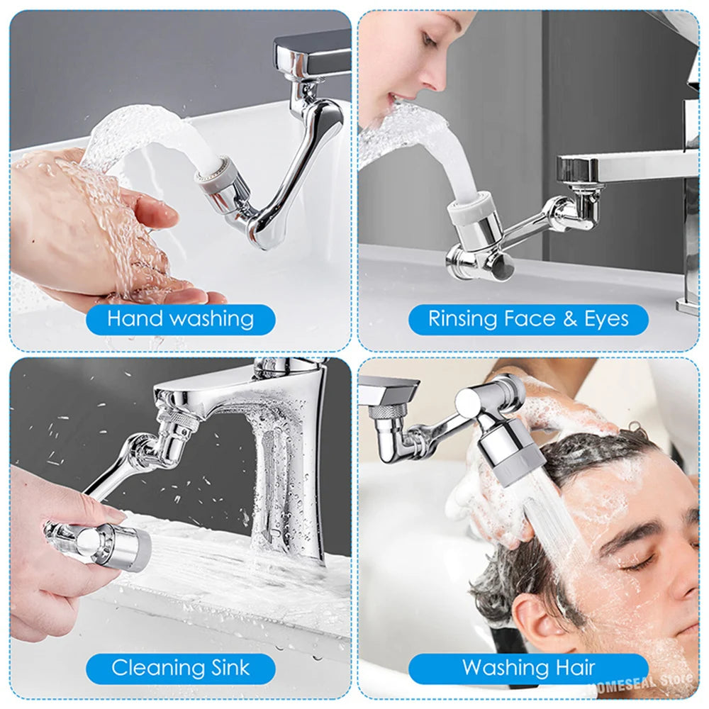 Rotating Faucet Extension Arm