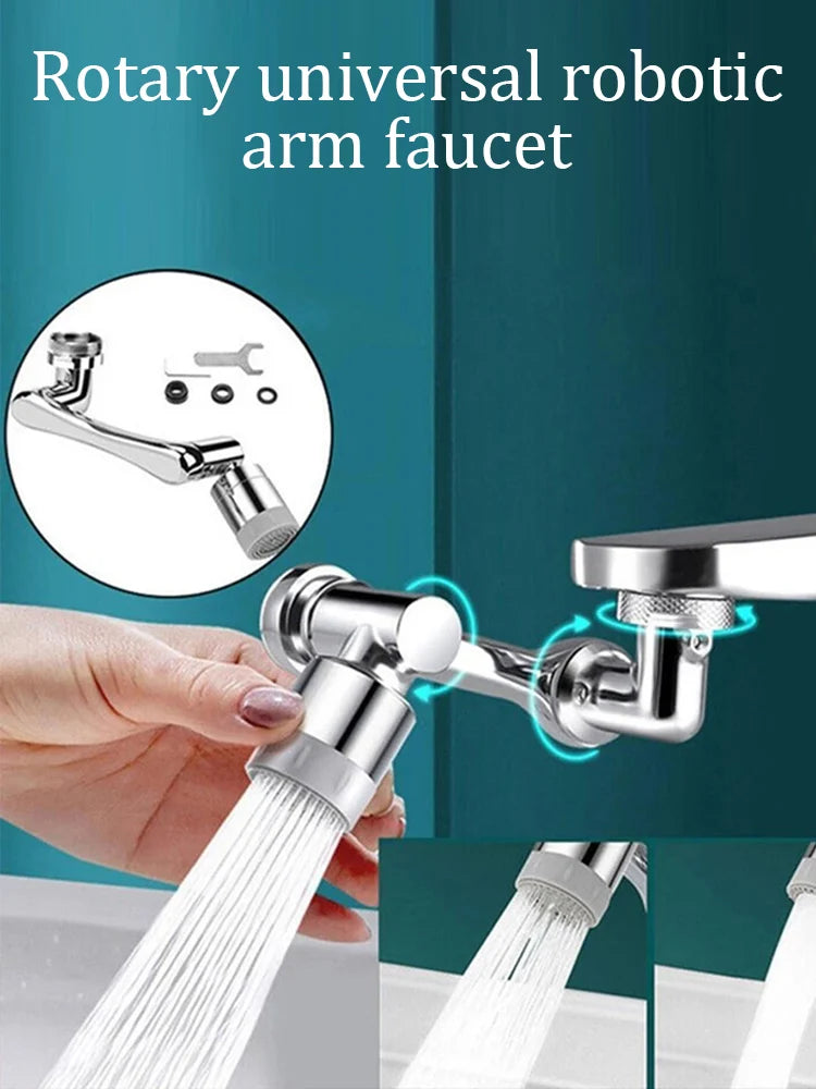 Rotating Faucet Extension Arm