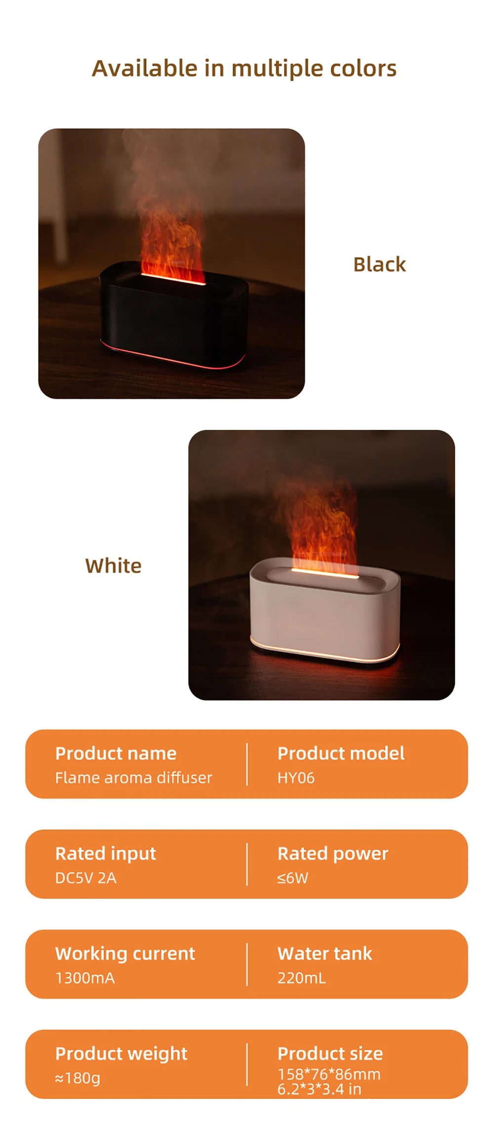 Flame Aroma Diffuser