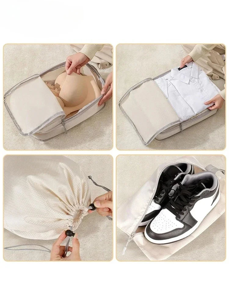 Compressible Travel Packing Cubes - Set of 6