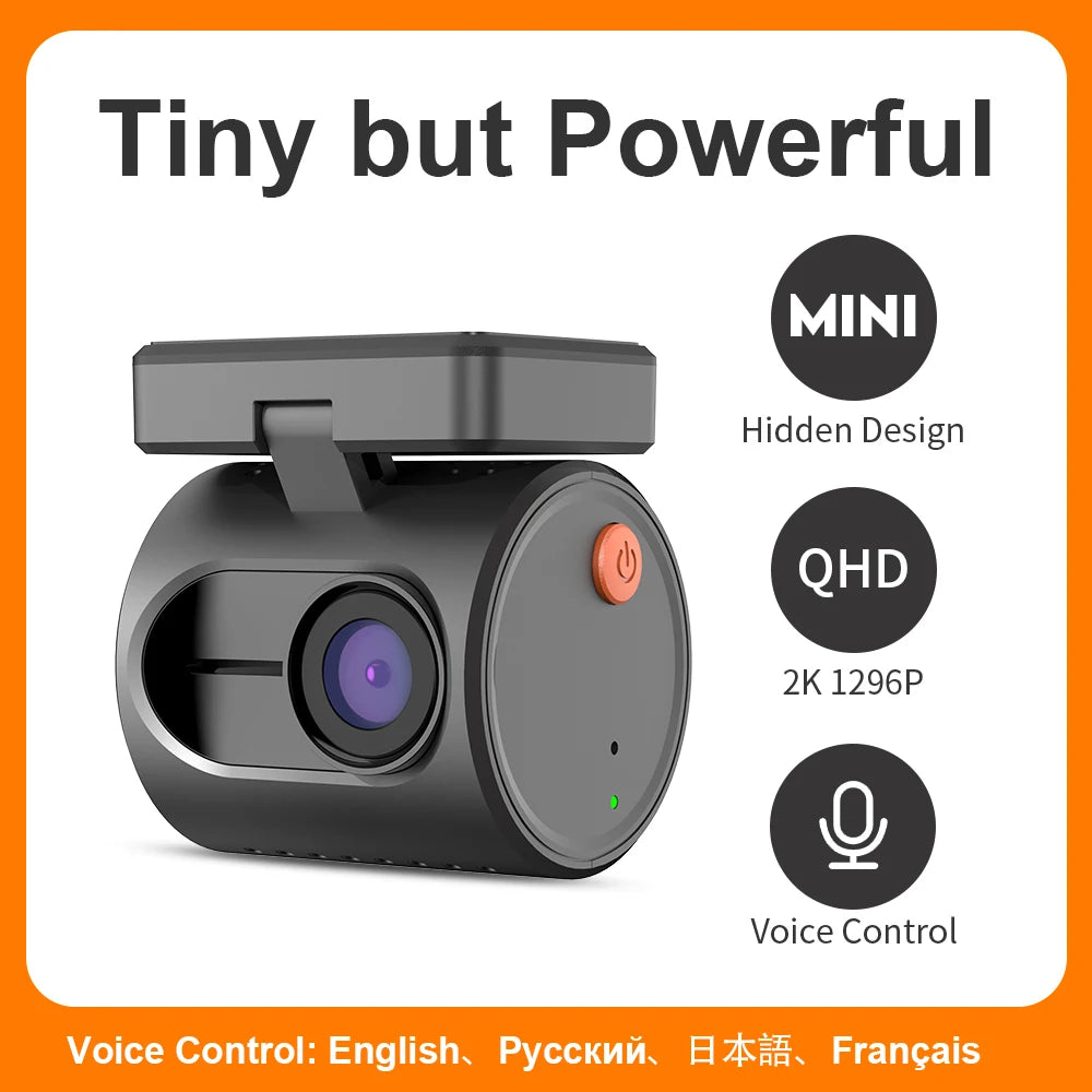 KAWA Mini 3 WiFi Dash Cam - Wireless Night Vision Car DVR