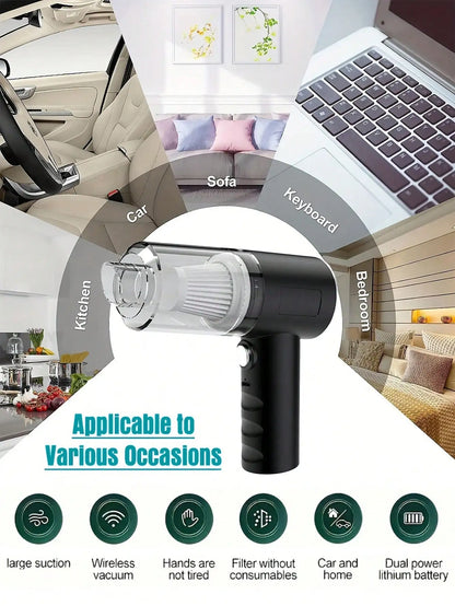 Cordless Handheld Vacuum Cleaner - Rechargeable