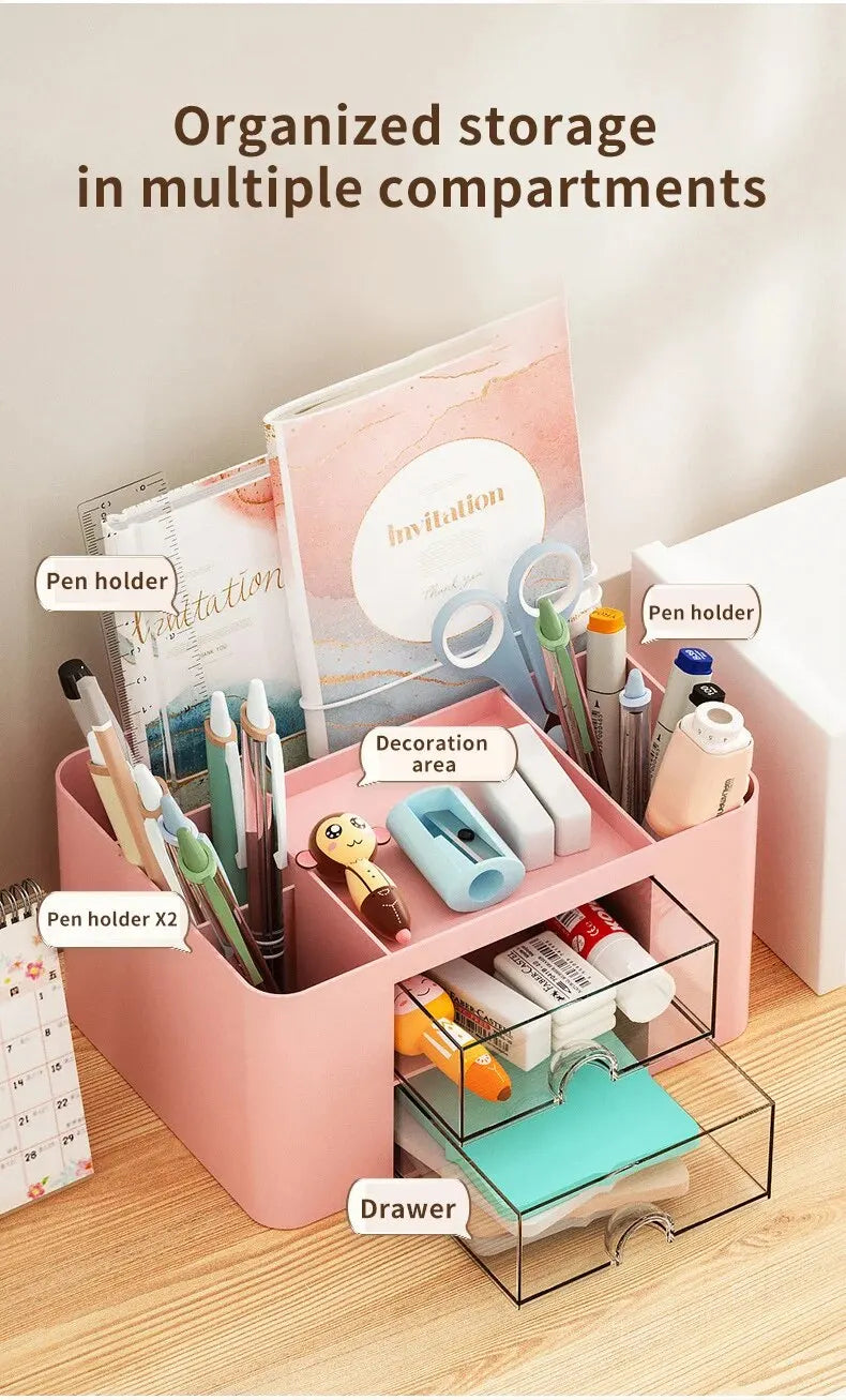 2-Drawer Pen Organizer