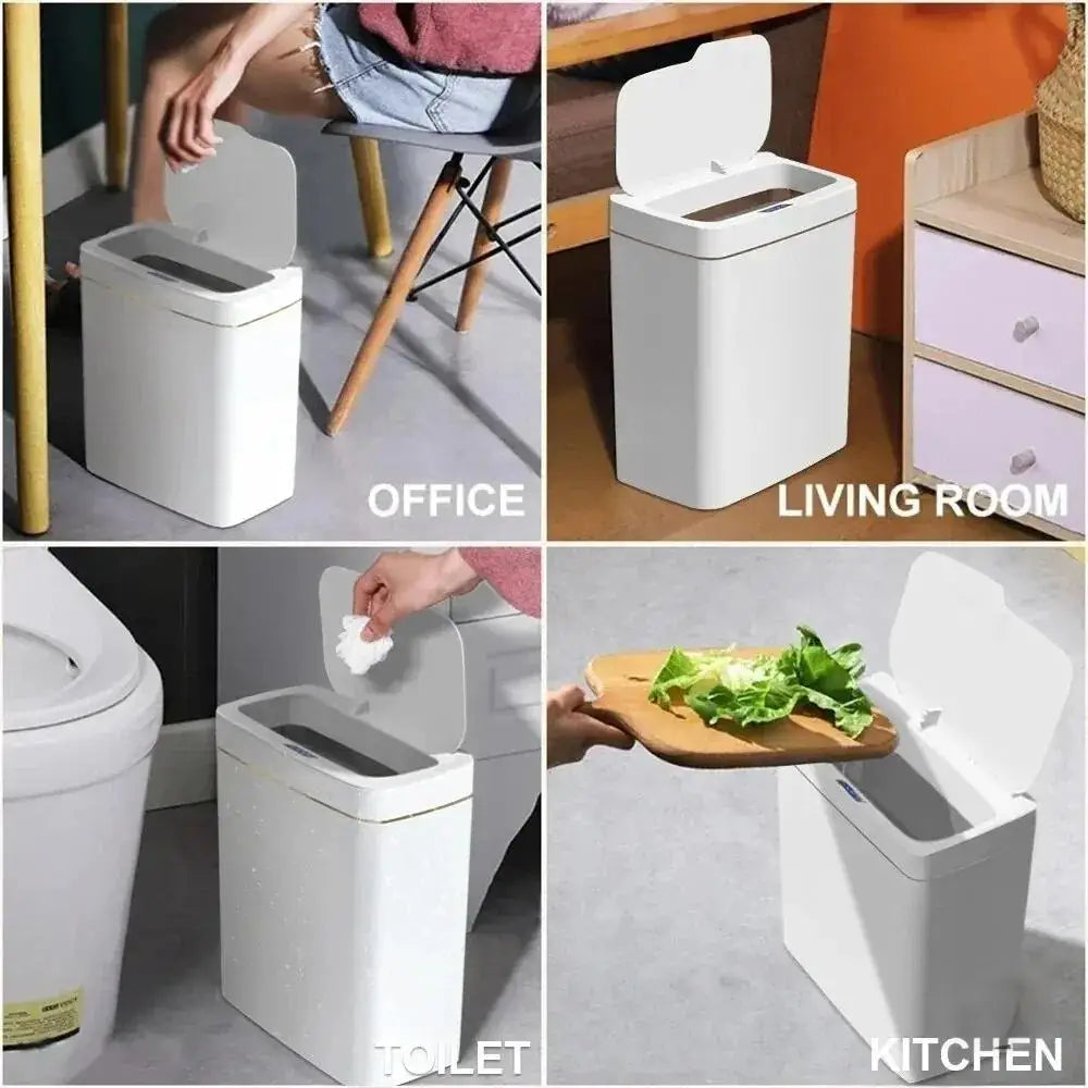 Touchless Sensor Trash Can - 15L Smart Bin