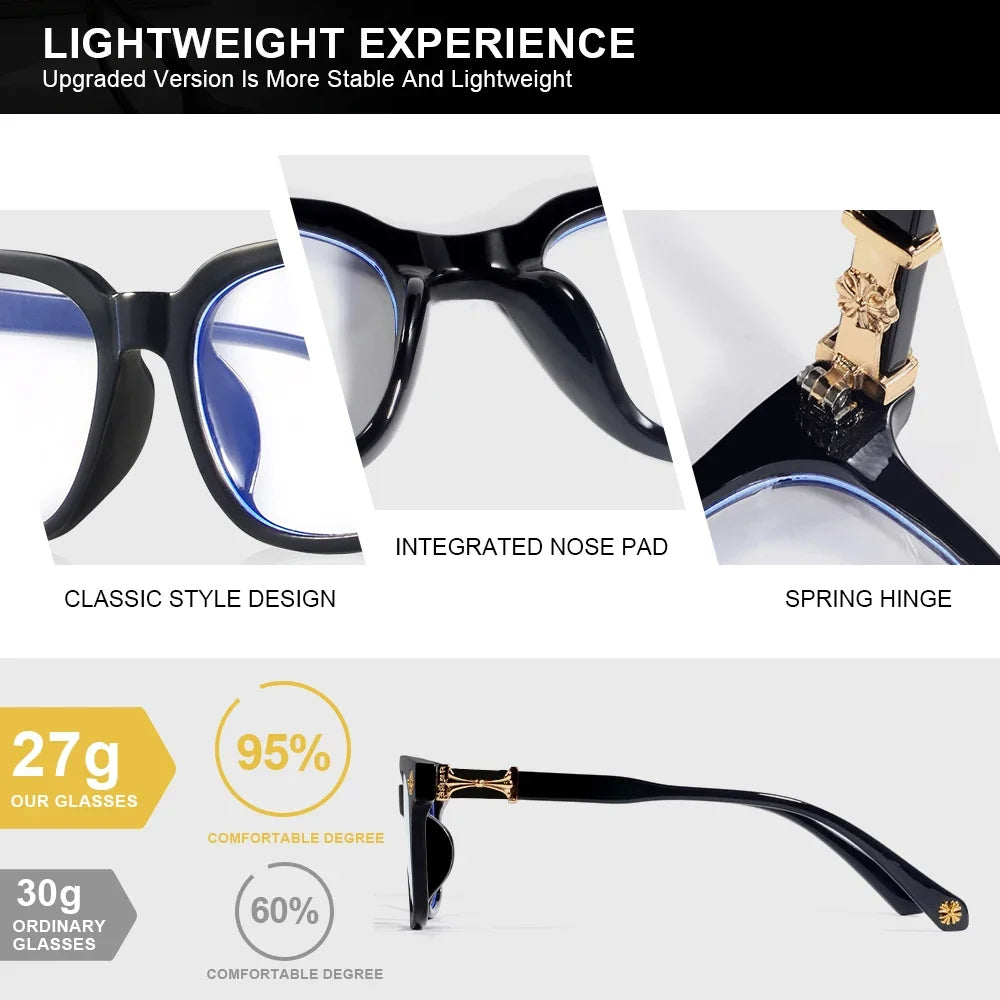 Square Anti Blue Light Glasses (2-Pack)