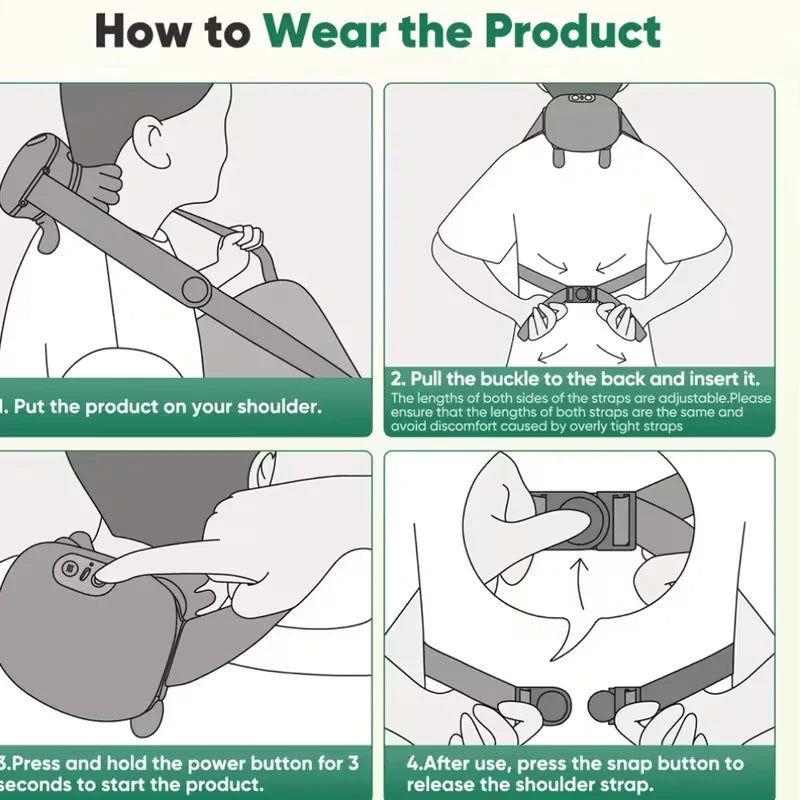 Neck & Shoulder Massager - 4D Bionic Kneading