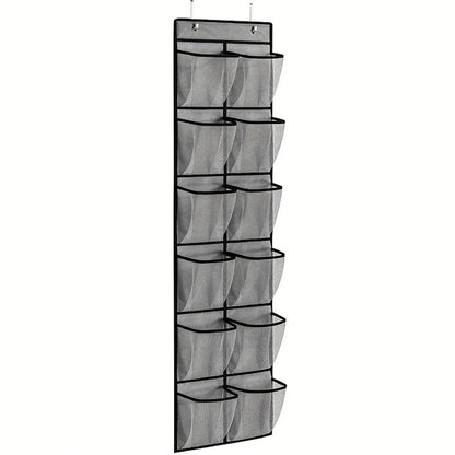 12-Pocket Over-Door Shoe Organizer