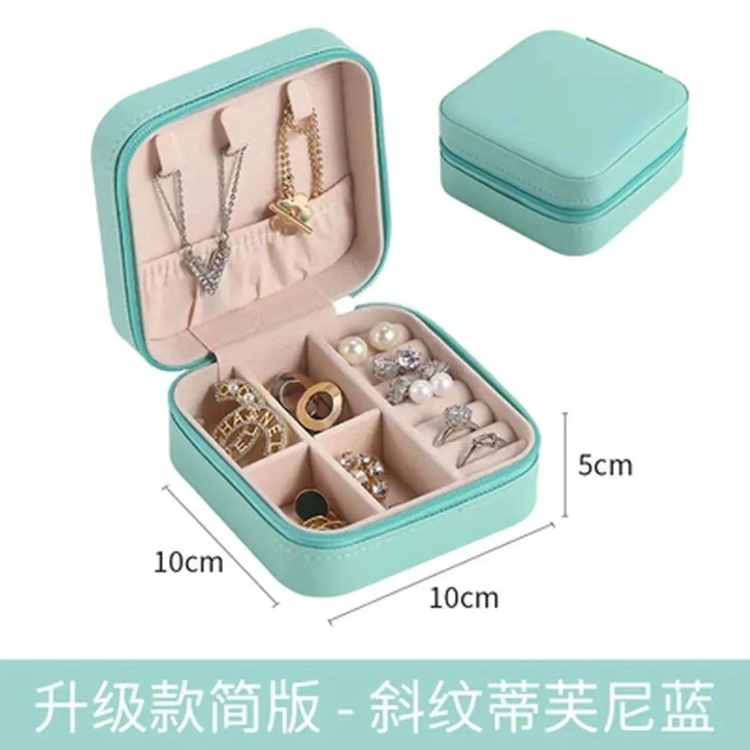 Portable Travel Jewelry Box - 3-Layer Organizer Case