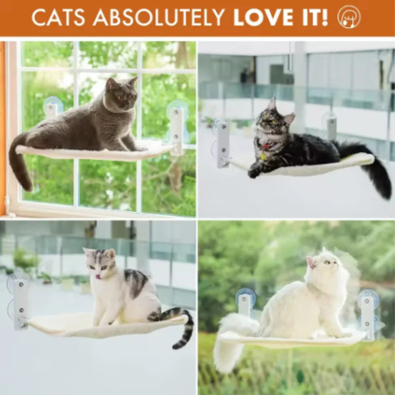 Hanging Cat Hammock - Window Seat Bed for Cats